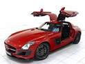 Brabus разработал широкий карбоновый обвес, улучшающий аэродинамику «крылатого» суперкара Mercedes SLS